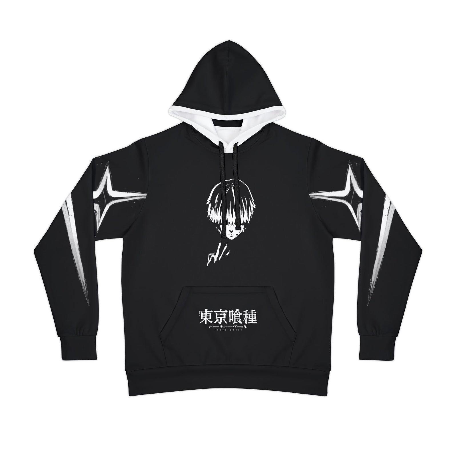 Dark Centipede Ghoul Streetwear Hoodie – Japanese Horror Anime Inspired Design