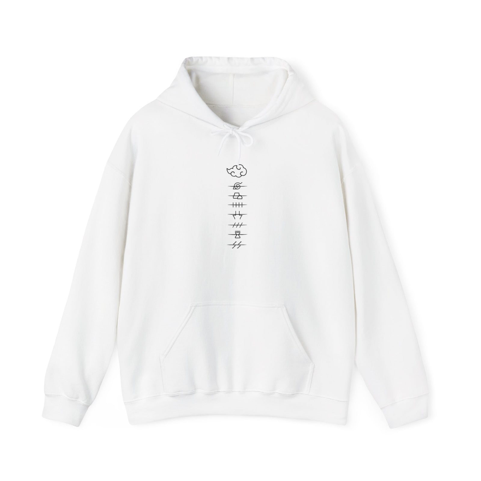Minimalist Cloud Design Hooded Sweatshirt for Cozy Style, Gift for Nature Lovers, Spring/Fall Apparel, Unisex Fashion
