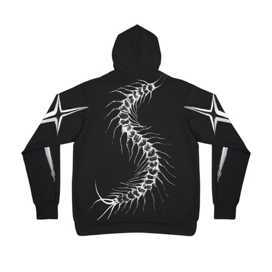 Dark Centipede Ghoul Streetwear Hoodie – Japanese Horror Anime Inspired Design
