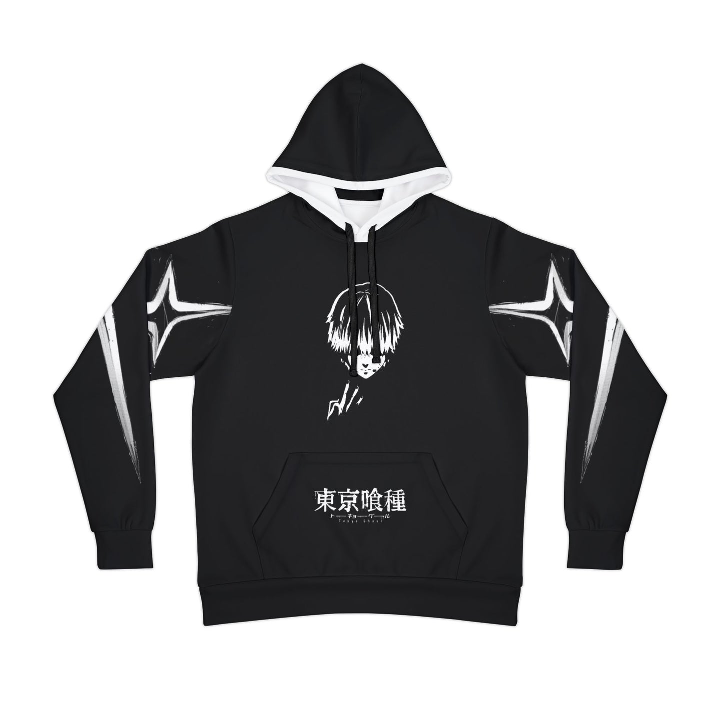 Dark Centipede Ghoul Streetwear Hoodie – Japanese Horror Anime Inspired Design