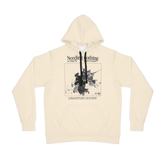 Samurai Ink Athletic Hoodie - Anime Graphic Sweatshirt, Japanese Warrior Hoodie, Asian Art Sweatshirt, Martial Arts Hoodie, Manga Sweatshirt