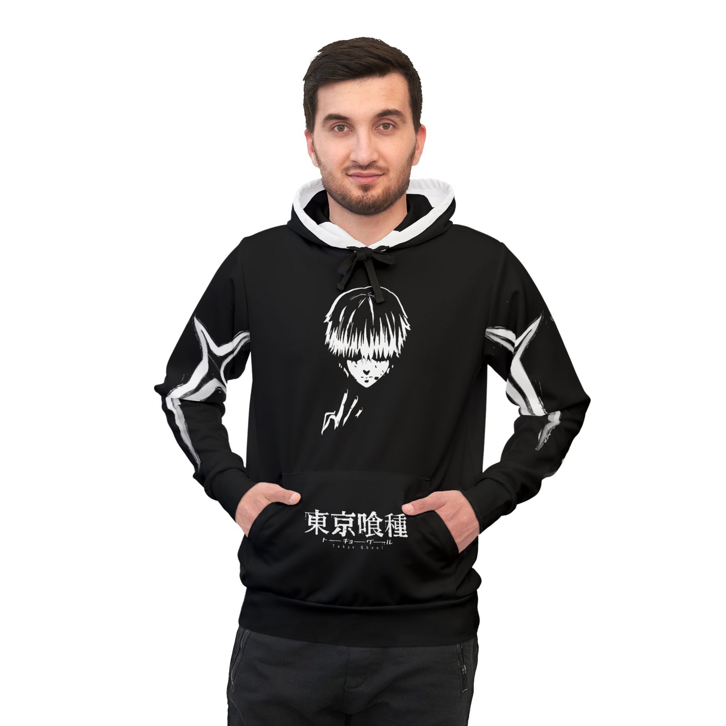Dark Centipede Ghoul Streetwear Hoodie – Japanese Horror Anime Inspired Design