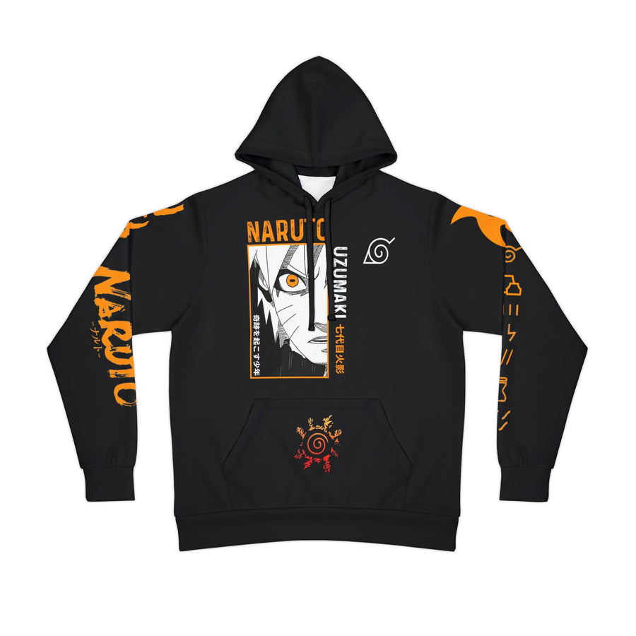 Naruto-Inspired Graphic Hoodie, Cosplay Wear, Anime Apparel, Trendy Streetwear, Gift for Fans, Comfortable Athletic Clothing