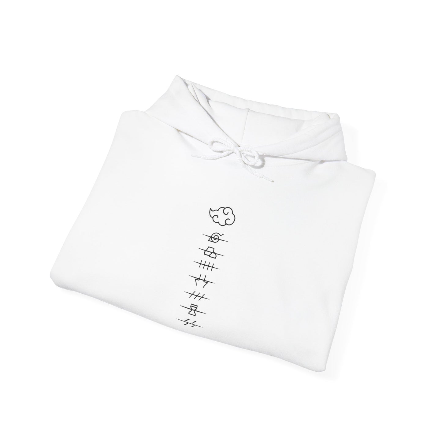 Minimalist Cloud Design Hooded Sweatshirt for Cozy Style, Gift for Nature Lovers, Spring/Fall Apparel, Unisex Fashion