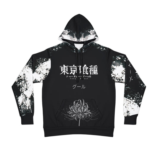 Dark Ghoul Streetwear Hoodie – Eyepatch Mask Japanese Inspired Design