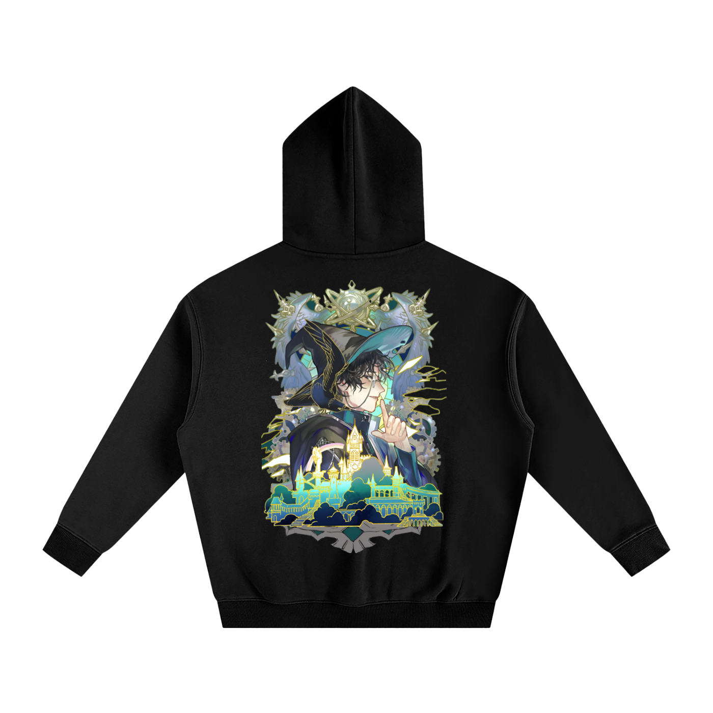 Monocle Hoodie – Mysteries Trickster Villain Pullover