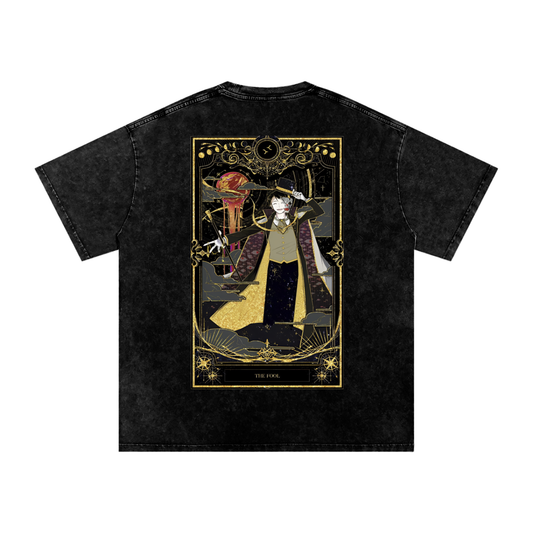The Fool Tarot Card T-Shirt –  Mysteries Arcane Symbol Tee