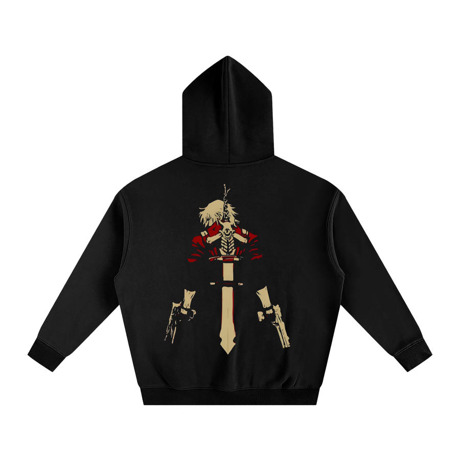 Crimson Longcoat Hoodie